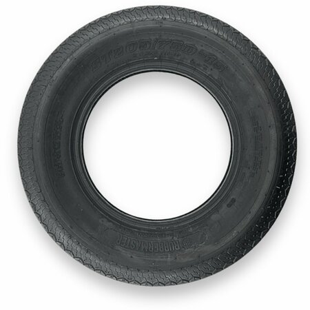 RUBBERMASTER F78-15 ST205/75D15 Highway Rib 6 Ply Tubeless High Speed Trailer Tire 489291